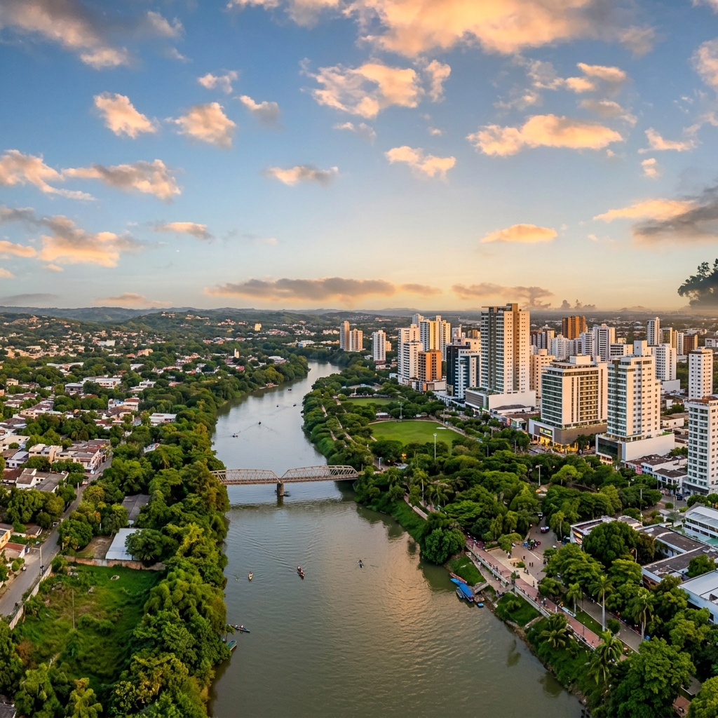 Vista panorámica de Montería, Córdoba